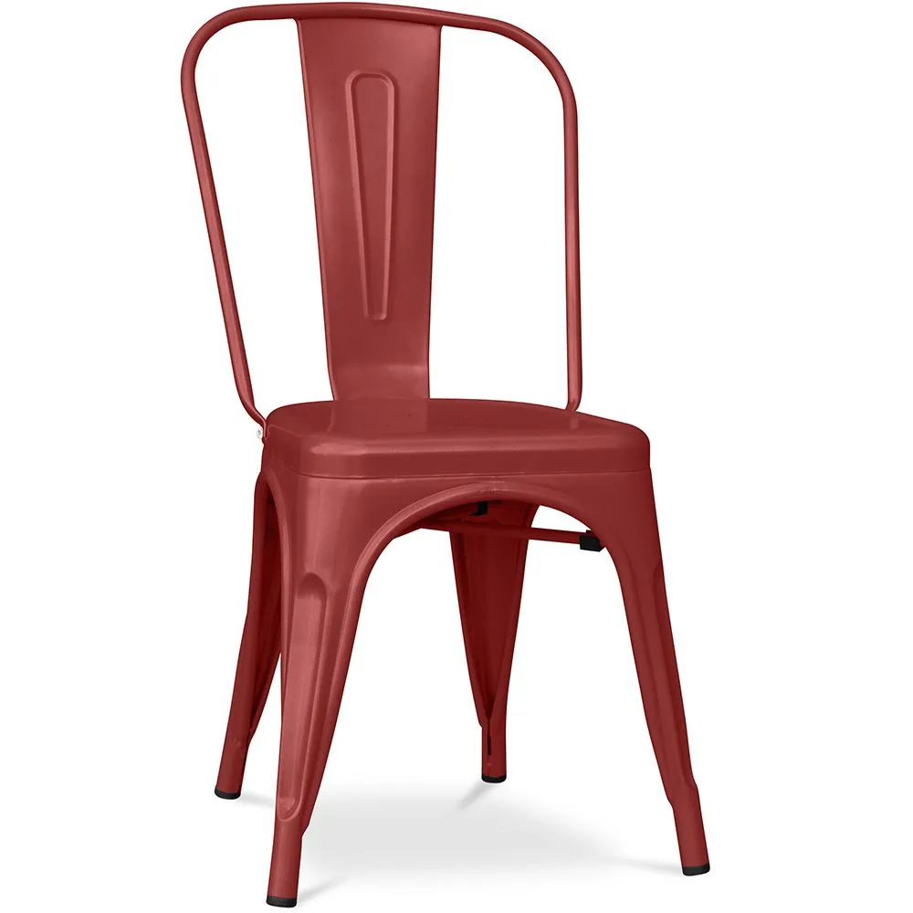 Cadeira de jantar em aço - Design industrial - Stylix image 8