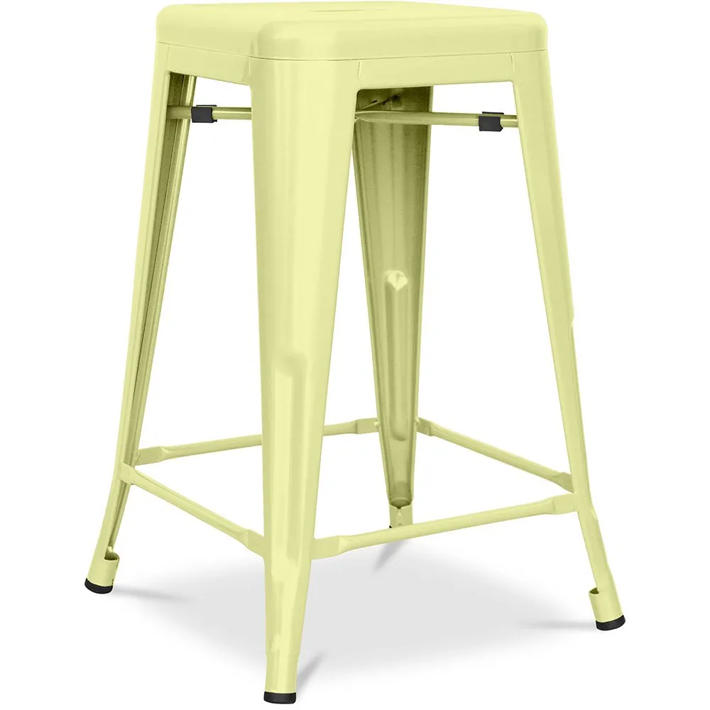 Banco Bar - Design Industrial - Aço Mate - 60cm - Stylix image 8