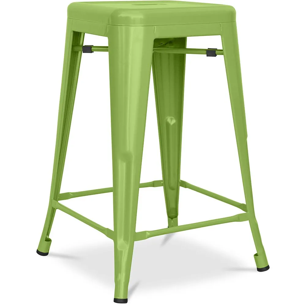 Banco Bar - Design Industrial - Aço Mate - 60cm - Stylix image 8
