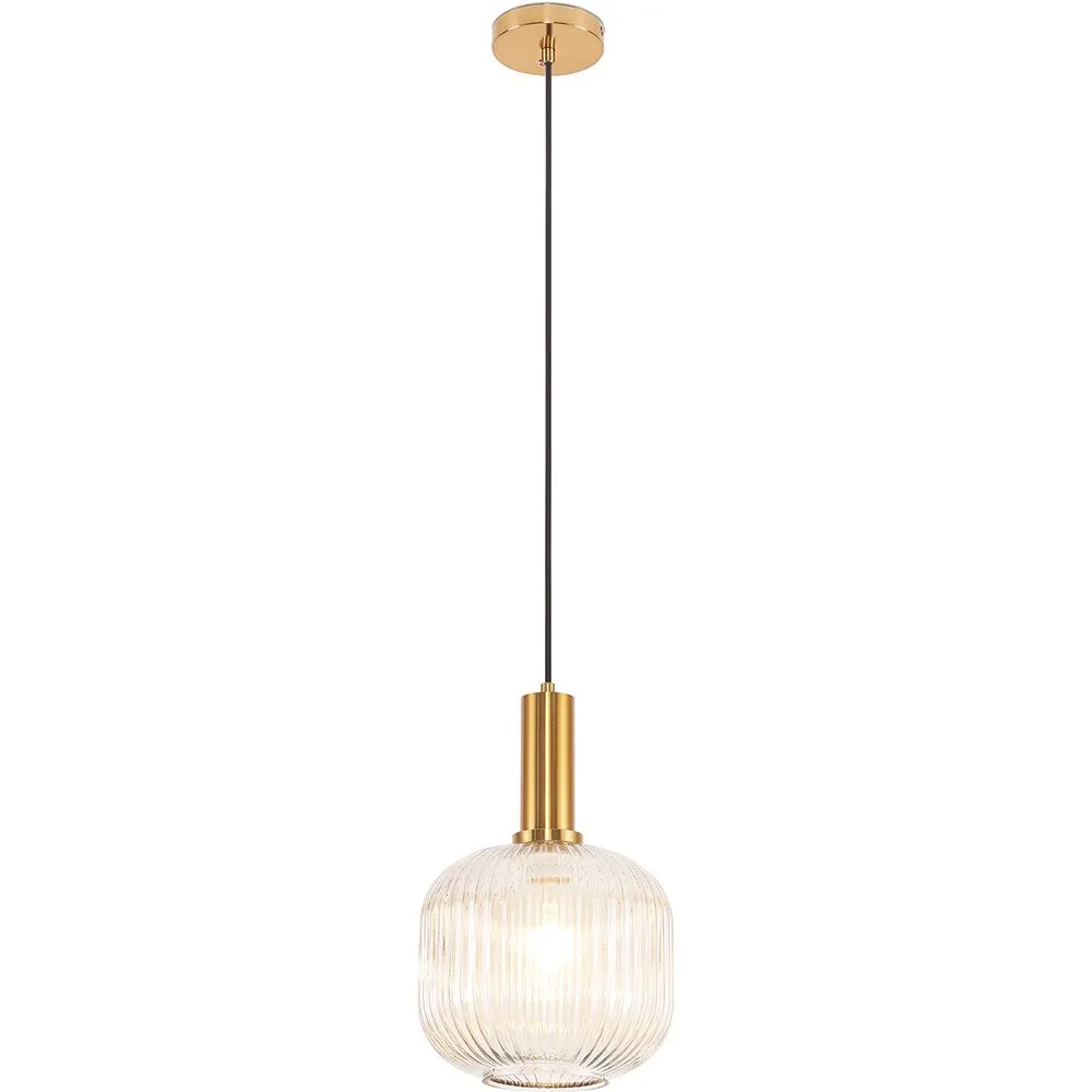 Luminária de teto vintage - Luminária pendente de cristal - Amelia image 8