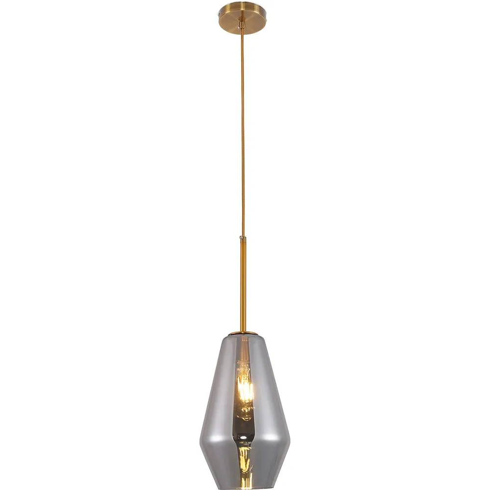 Luminária de teto de cristal - Luminária pendente de Desenho vintage - Alua image 8