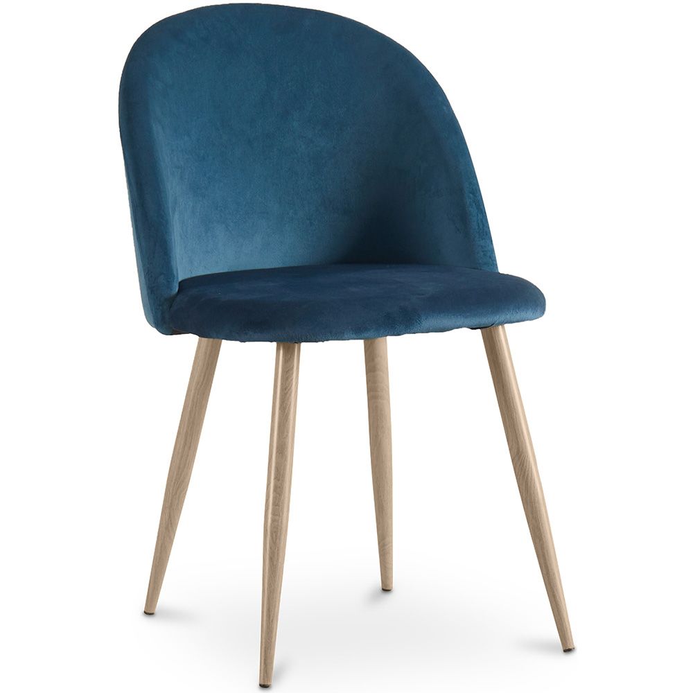 Cadeira de Jantar - Estofada em Veludo - Estilo Escandinavo - Evelyne image 8