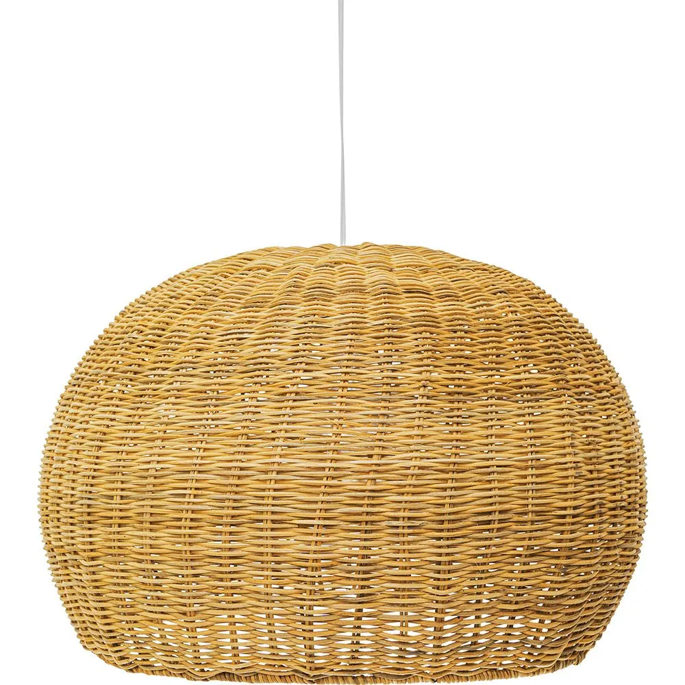 Luminária de teto de vime - Luminária pendente de stile Boho Bali - Kim image 8