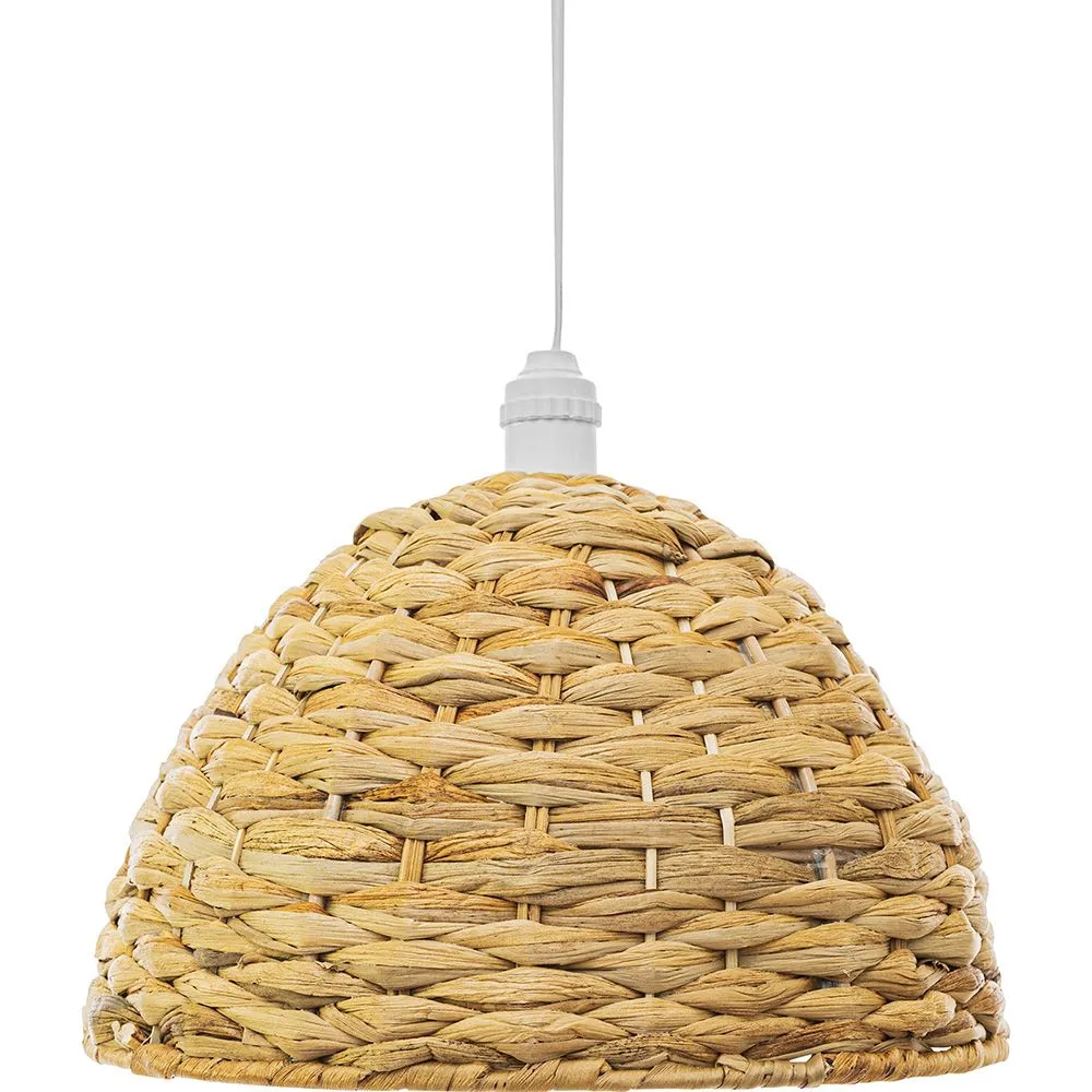 Luminária de teto de corda de mar - Pendente de stile Boho Bali - Ngu image 8
