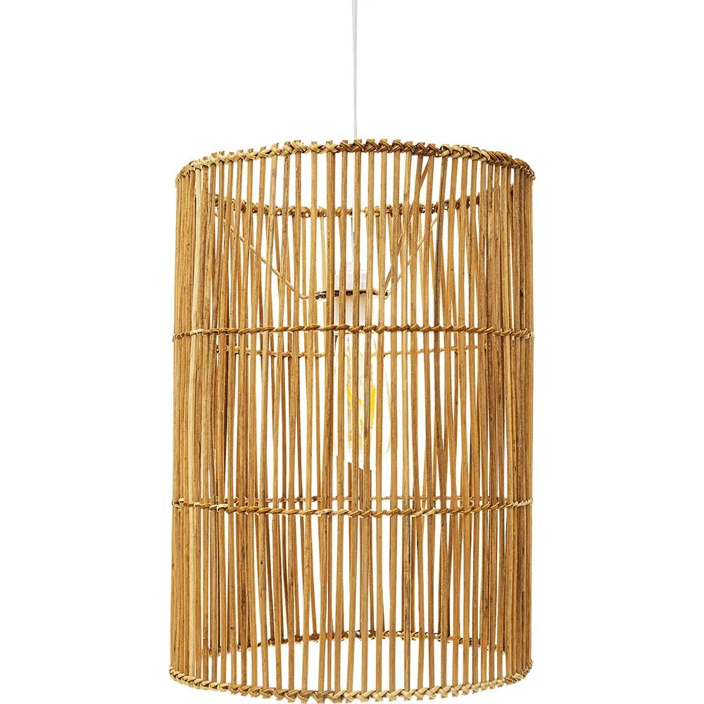 Luminária de teto de rattan - Luminária pendente de stile Boho Bali - An image 8