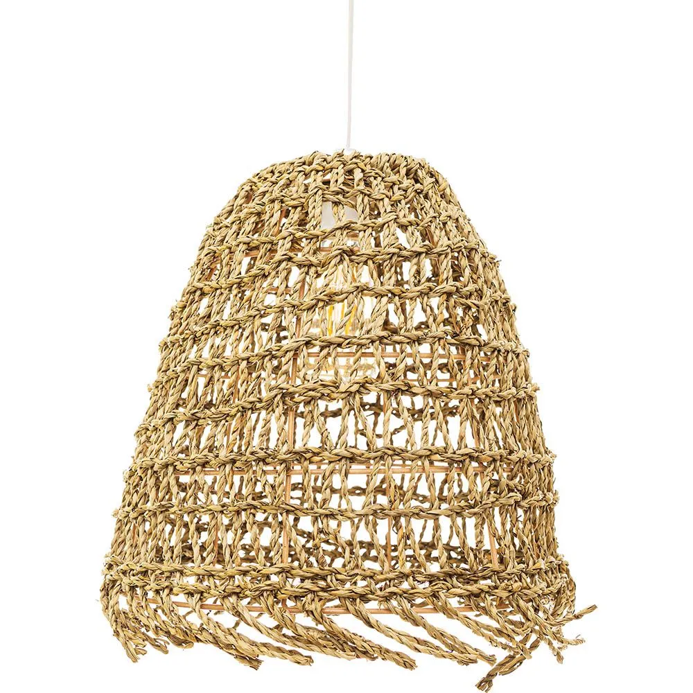 Luminária de Teto de Vime - Luminária Pendente stile Boho Bali - Linei image 8