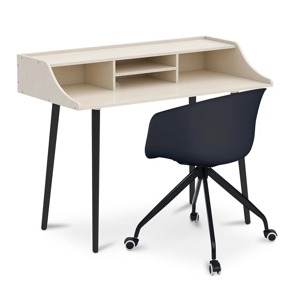 Mesa de Madeira - Design Escandinavo - Torkel + Cadeira de Escritório de Design - Joan image 8