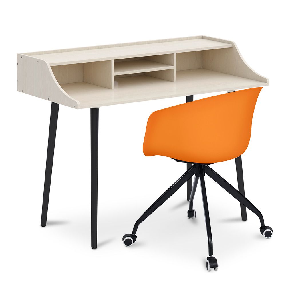 Mesa de Madeira - Design Escandinavo - Torkel + Cadeira de Escritório de Design - Joan image 8