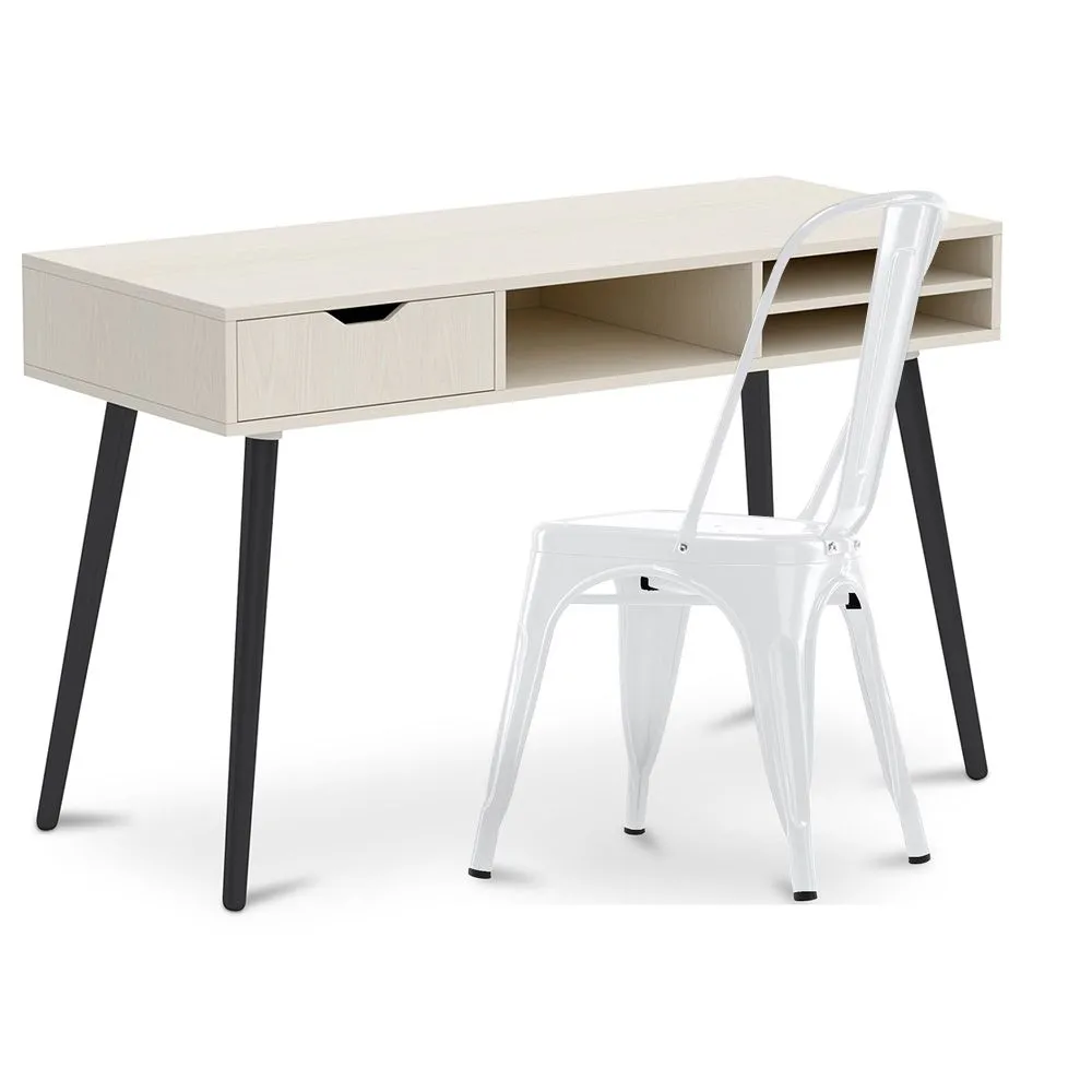 Mesa de Madeira - Design Escandinavo - Beckett + Cadeira de Jantar - Stylix image 8