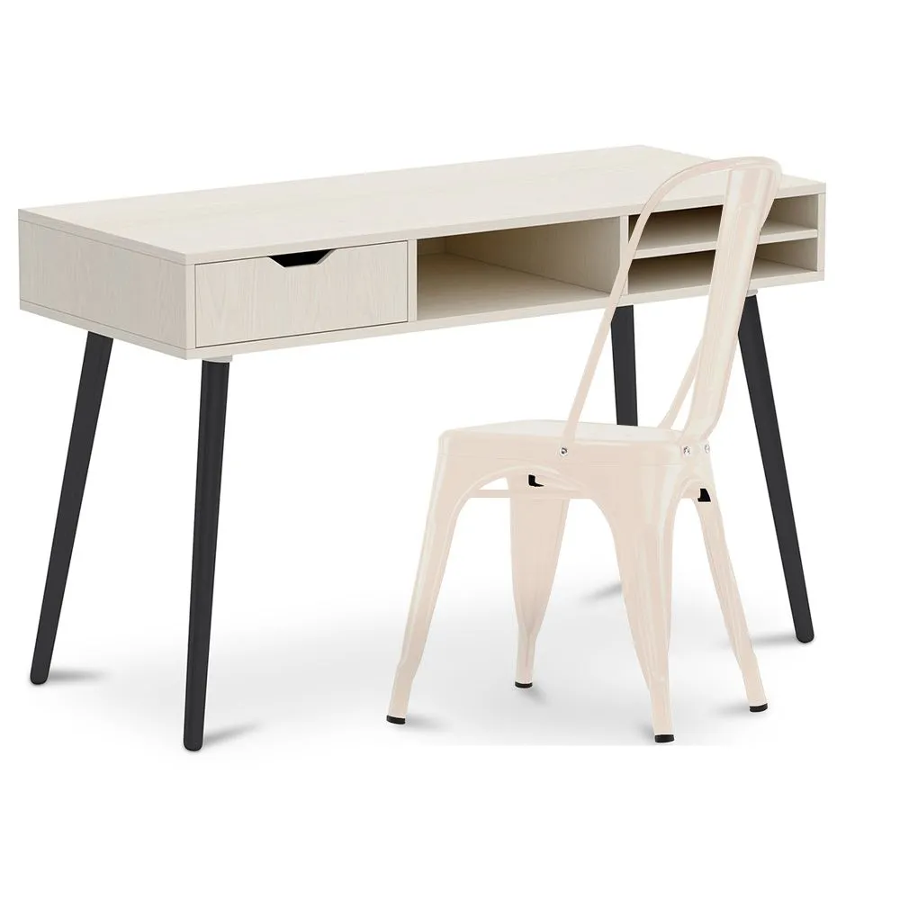 Mesa de Madeira - Design Escandinavo - Beckett + Cadeira de Jantar - Stylix image 8