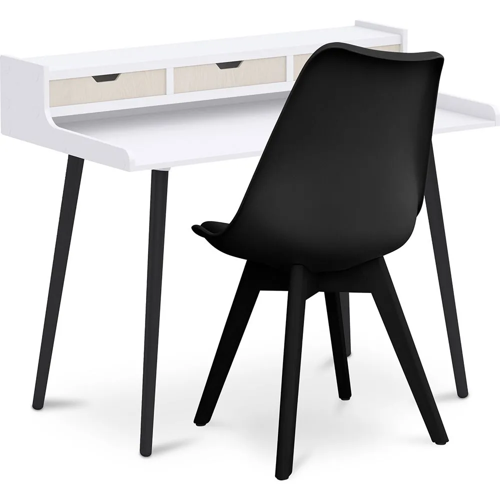 Conjunto Mesa de Madeira - Design Escandinavo - Thora + Cadeira de Jantar - Design Escandinavo - Denisse image 8