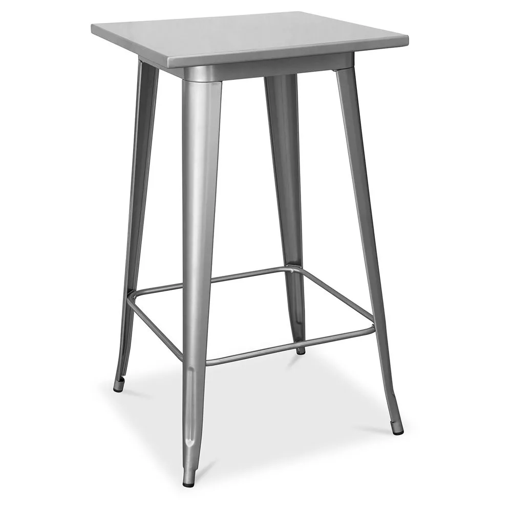 Mesa banquinho quadrada - Design industrial - 100 cm  - Galla image 8