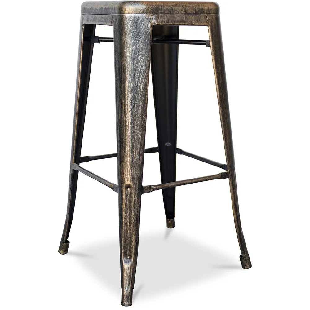 Banco de Bar – Estilo Industrial – Aço – 76 cm – Stylix image 8