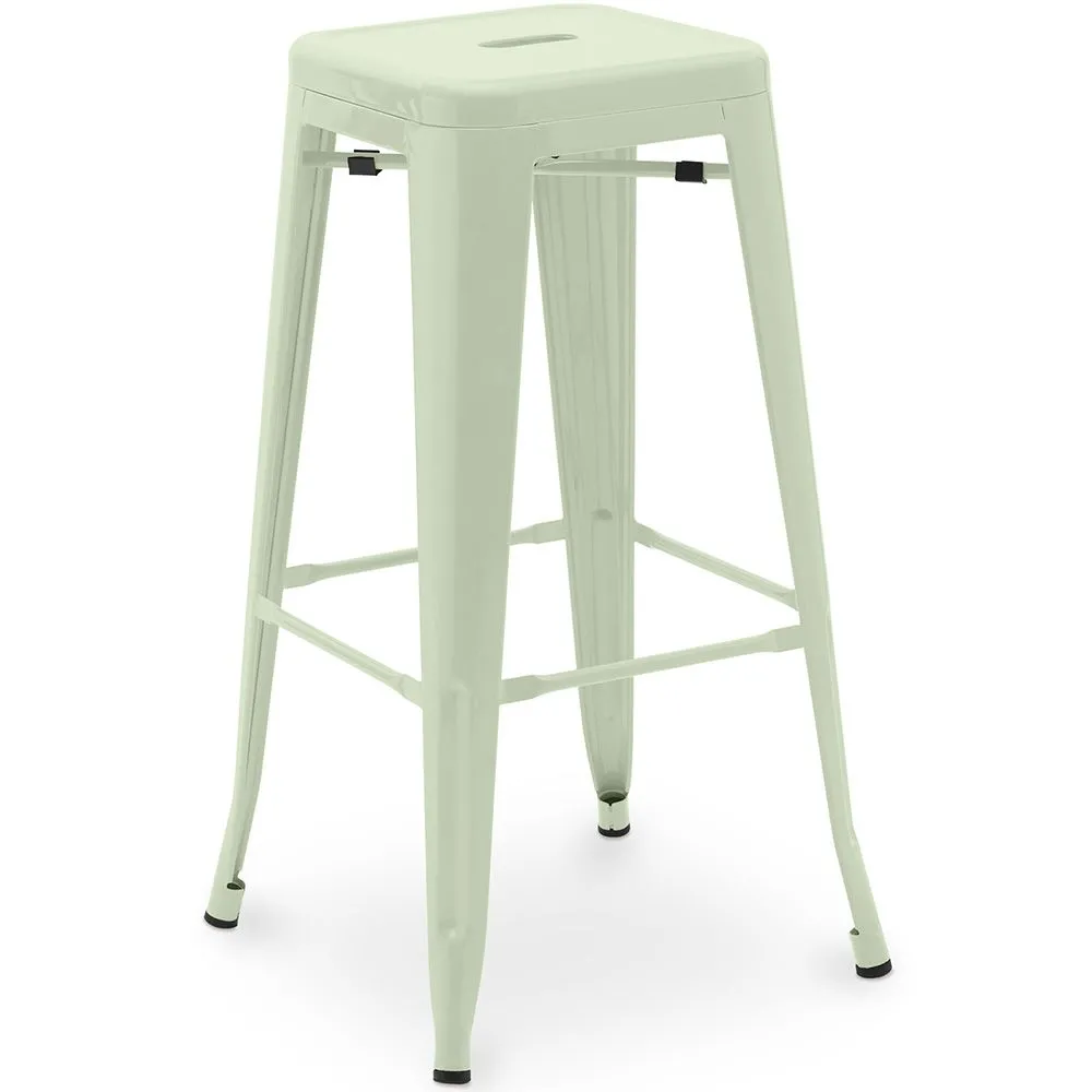 Banco de Bar – Estilo Industrial – Aço – 76 cm – Stylix image 8