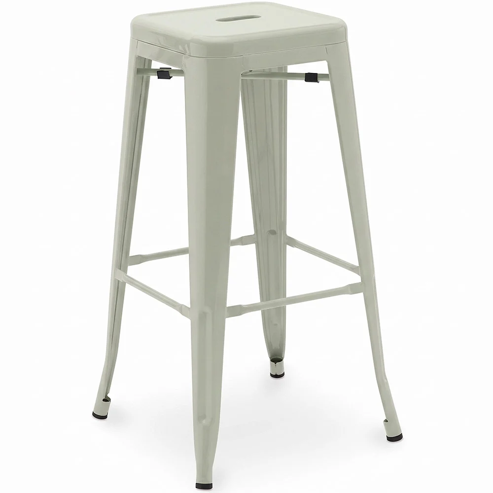 Banco de Bar – Estilo Industrial – Aço – 76 cm – Stylix image 8