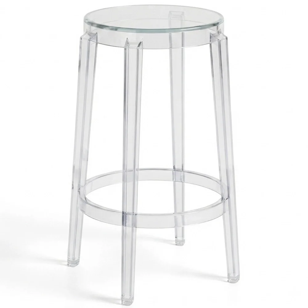 Banco de Design Transparente - 65cm - Arthur image 8