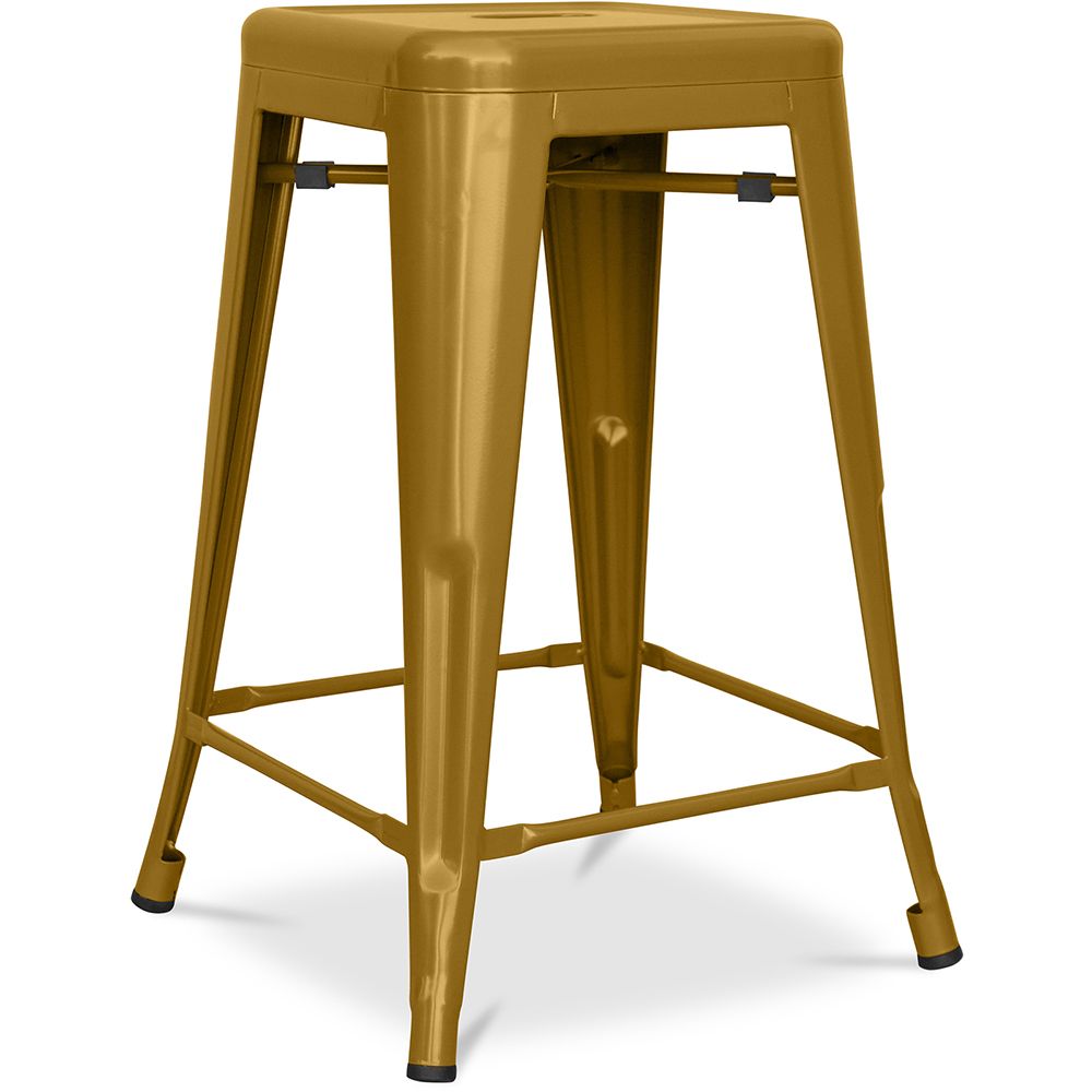 Banco Bar - Design Industrial - Aço Mate - 60cm - Nova Edição - Stylix image 8
