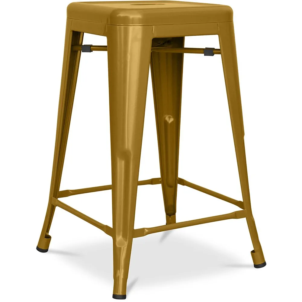 Banco Bar - Design Industrial - Aço Mate - 60cm - Nova Edição - Stylix image 8