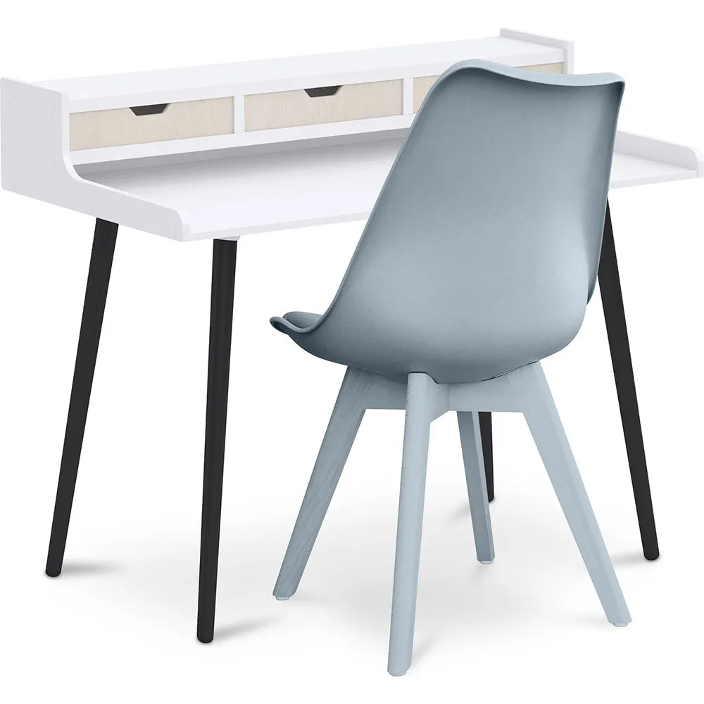 Conjunto Mesa de Madeira - Design Escandinavo - Thora + Cadeira de Jantar - Design Escandinavo - Denisse image 8