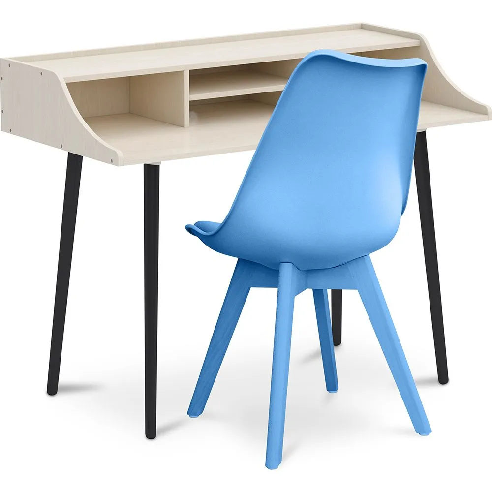 Conjunto Mesa de Madeira - Design Escandinavo - Torkel + Cadeira de Jantar - Design Escandinavo - Denisse image 8