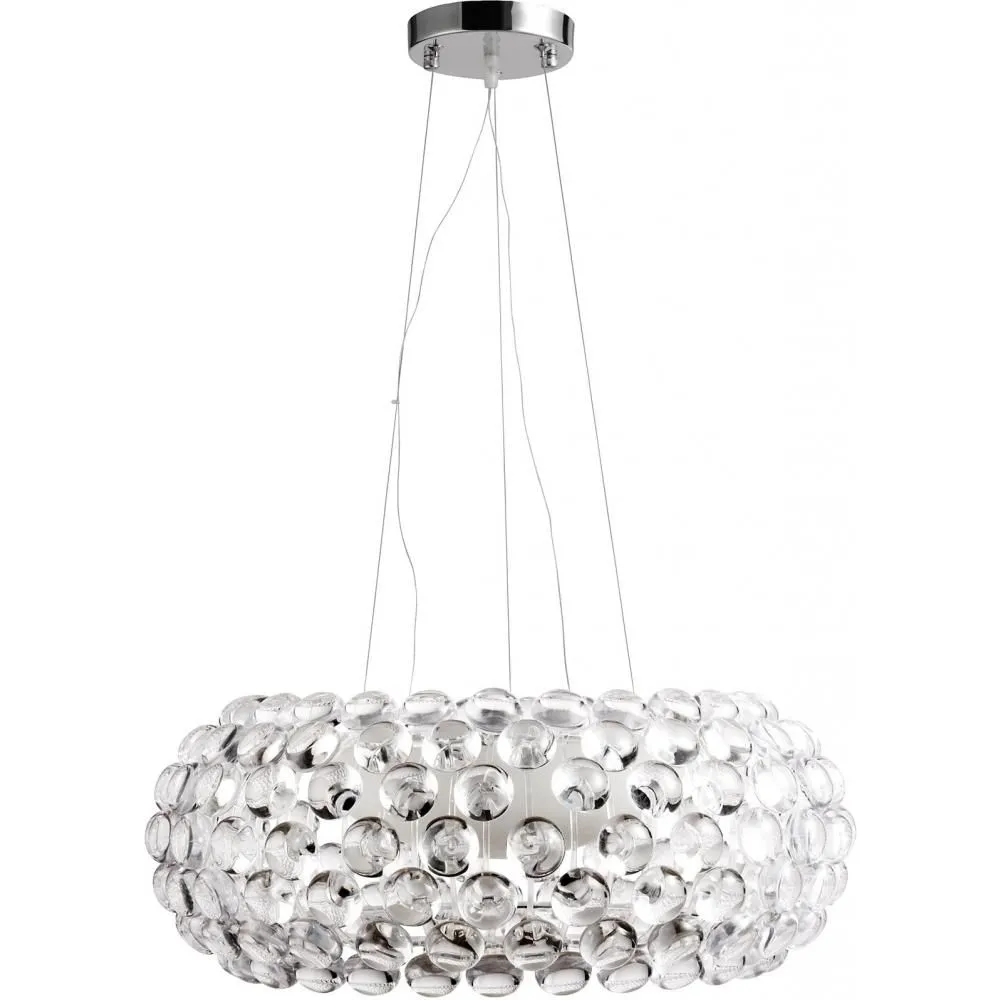 Luminária de Teto - Luminária Pendente Bolas de Cristal - 50cm - Savoni image 8