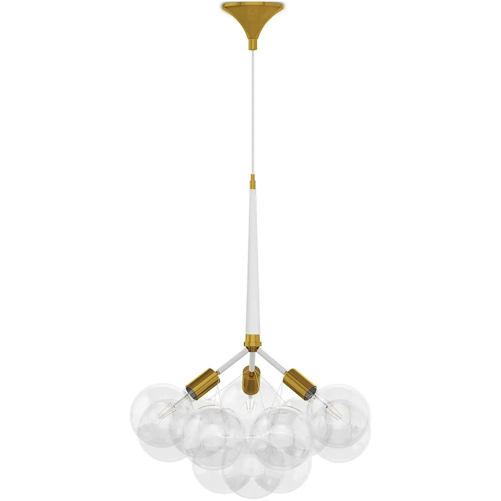 Luminária de teto com bolas de vidro - Luminária pendente de Desenho - Glaub






 image 8