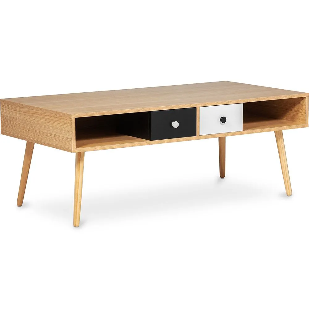 Mesa de centro de madeira - Design escandinavo - Miua image 8