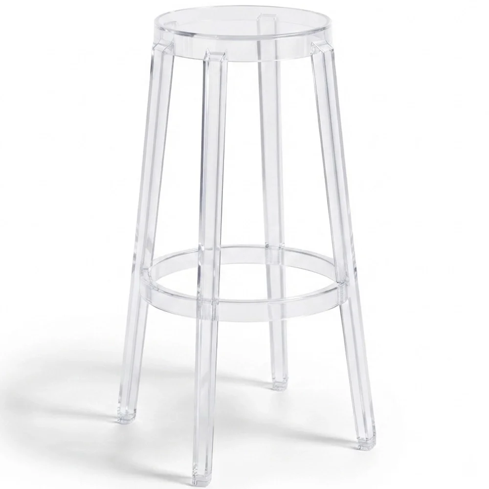 Banco de Design Transparente - 75cm - Arthur image 8