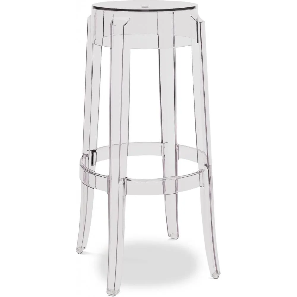 Banqueta Design Transparente - 75cm - Victoria Queen image 8