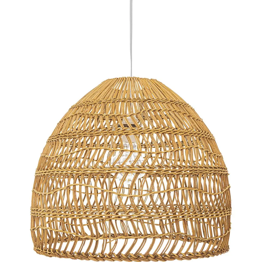 Luminária de Teto de Rattan - Luminária Pendente stile Boho Bali - 60cm - Hoa image 8