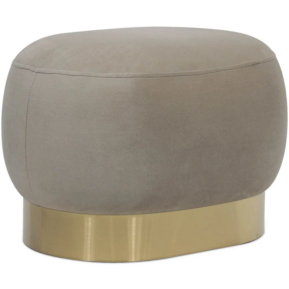 Pufe Banco de Toucador - Veludo e Metal - Luxe image 8