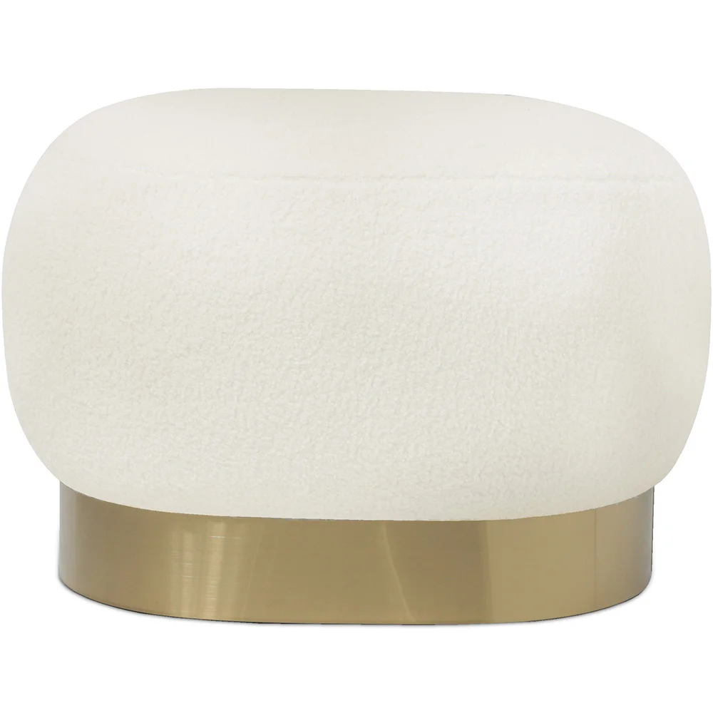 Pufe Banco de Toucador - Bouclé Branco - Luxe image 8