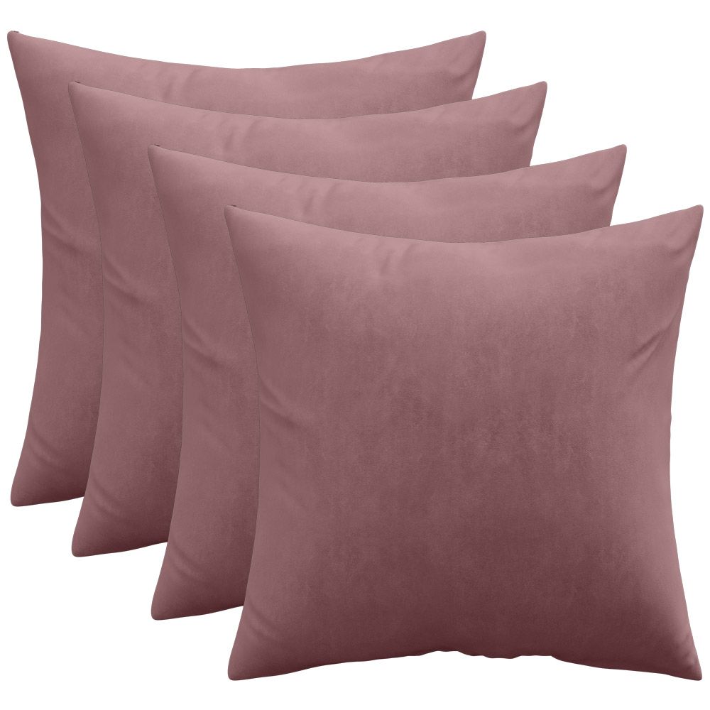 Conjunto de 4 almofadas de veludo - capa e enchimento - Mesmal image 8