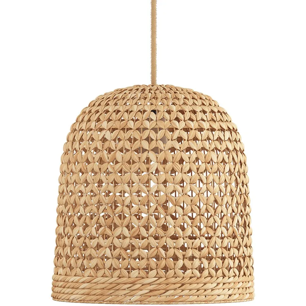 Luminária de teto de rattan - Luminária pendente de design boho Bali - 30cm- Rava image 8