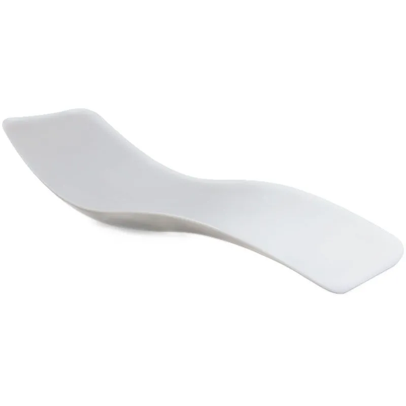 Espreguiçadeira de piscina de design - Branco fosco - Hero image 8