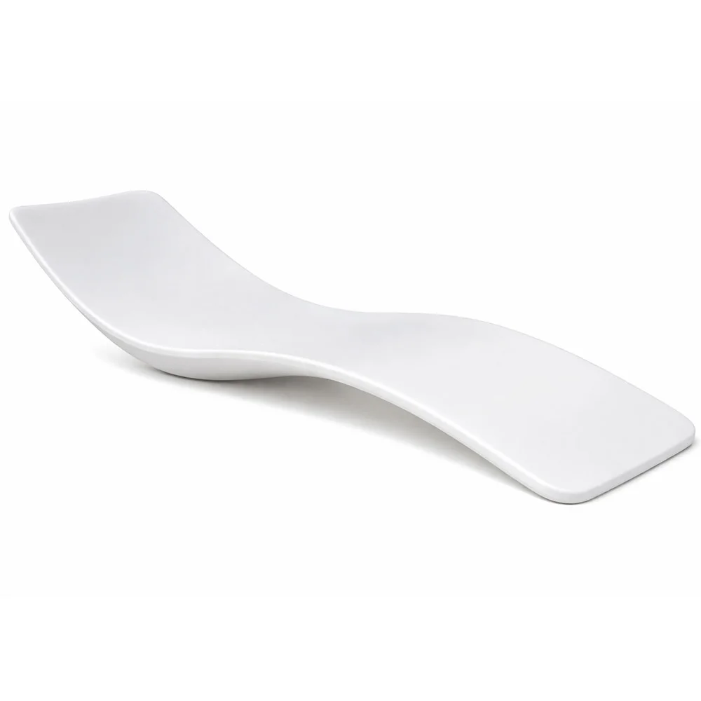 Espreguiçadeira de piscina de design - Branco fosco - Hero image 8