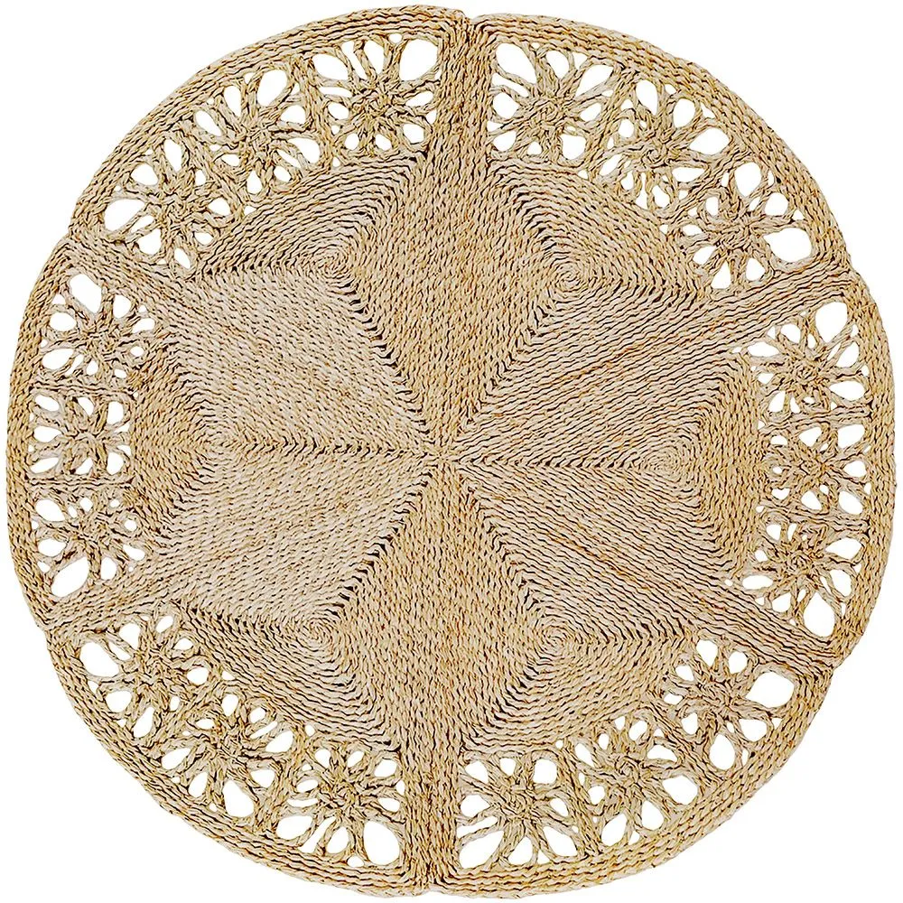Tapete redondo de juta - Boho Bali - 150 CM - Bilú image 8