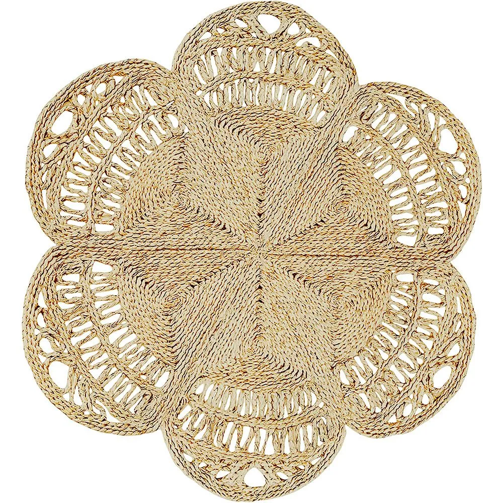 Tapete redondo de juta - Boho Bali - 120 CM - Niluh image 8