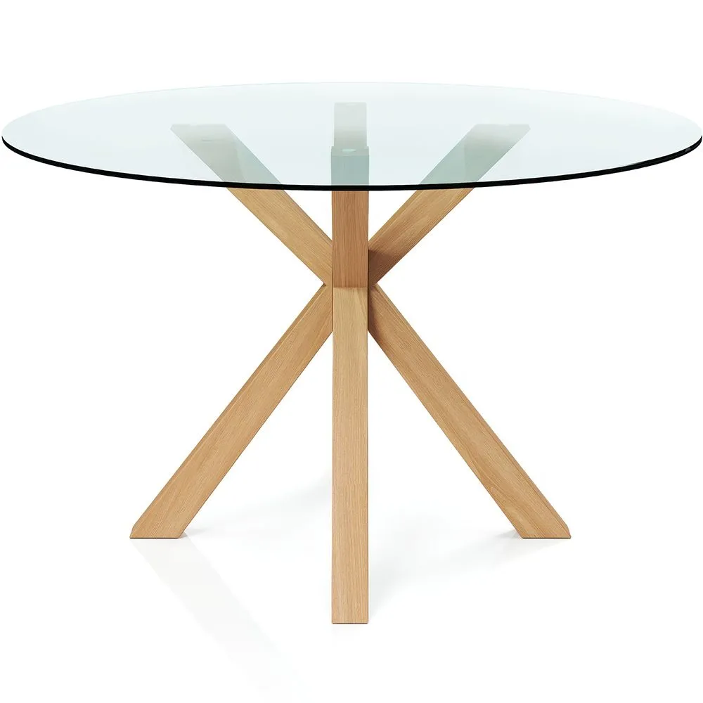 Mesa de jantar redonda - 120CM - Vidro  - Tauwa image 8