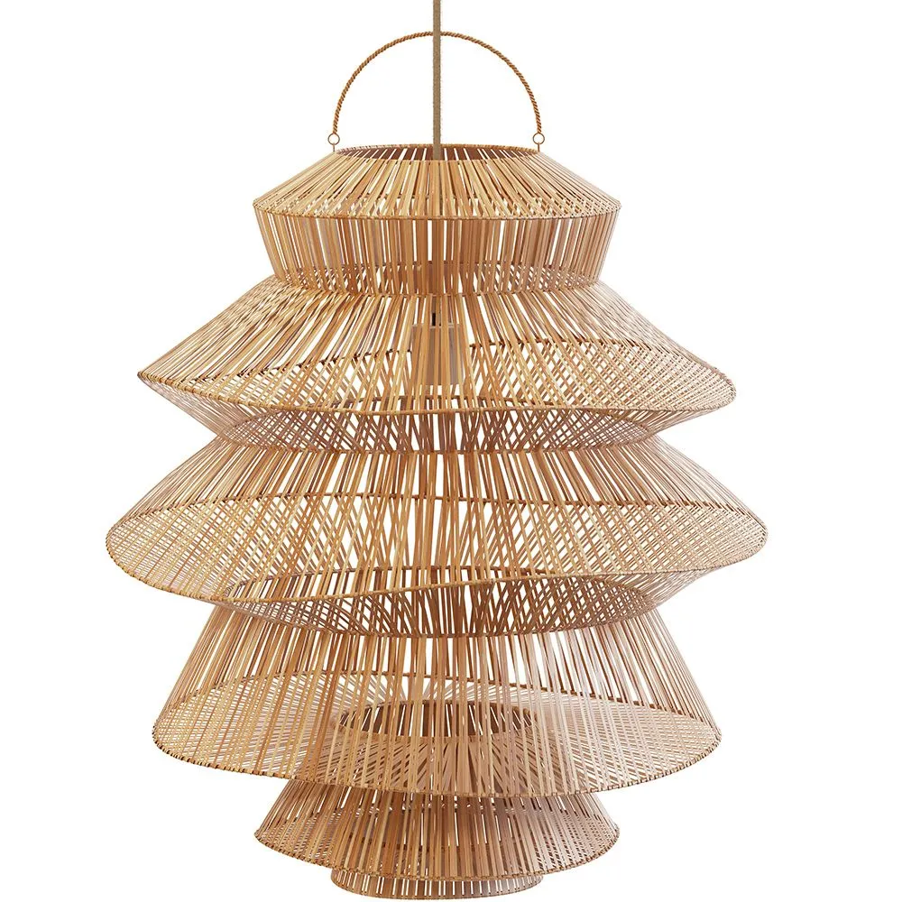 Luminária Pendente de Rattan - Boho Bali - Ferta image 8