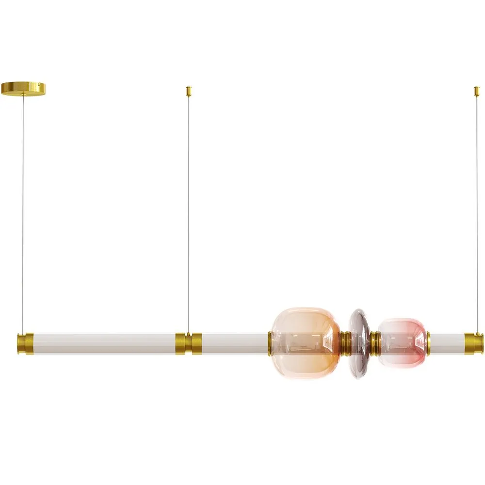 Luminária Pendente de Cristal - LED - Singlen 100 CM image 8