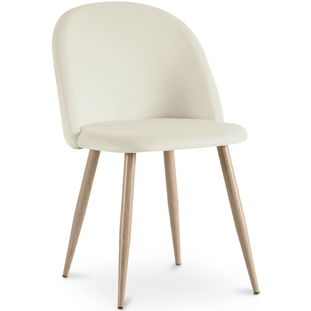 Cadeira de Jantar - Estofada em Veludo - Estilo Escandinavo - Evelyne image 8