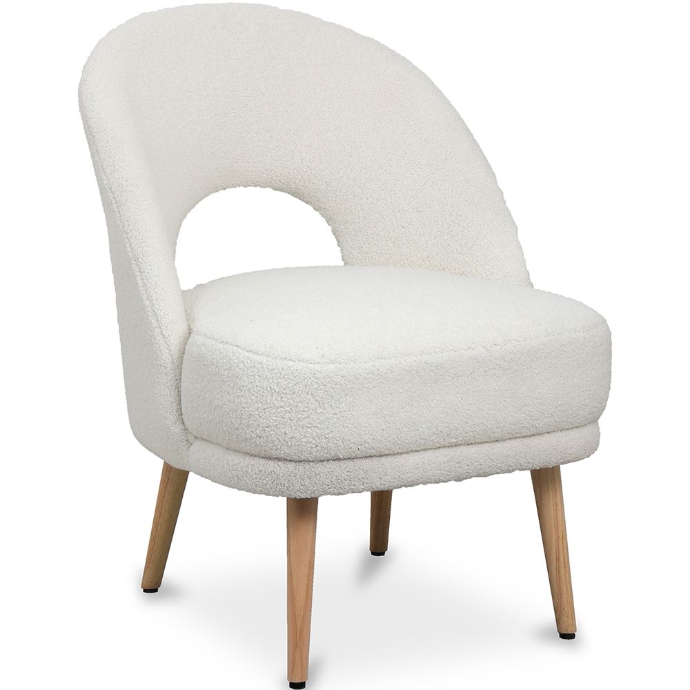 Cadeira de Jantar Estofada em Bouclé - Devy image 8