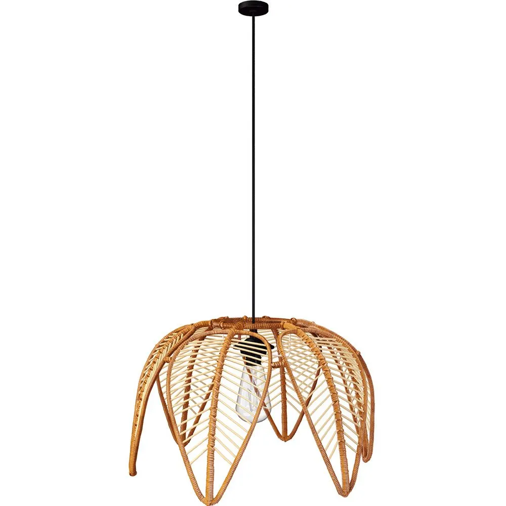 Luminária de Teto em Rattan - Estilo Boho Bali - Cardenia image 8