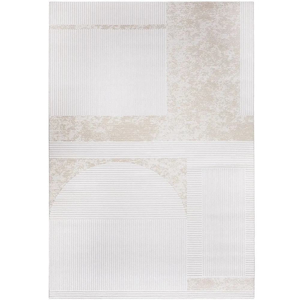Tapete Grande com Design Contemporâneo e Moderno - Bege (290x200 cm) - Awa image 8