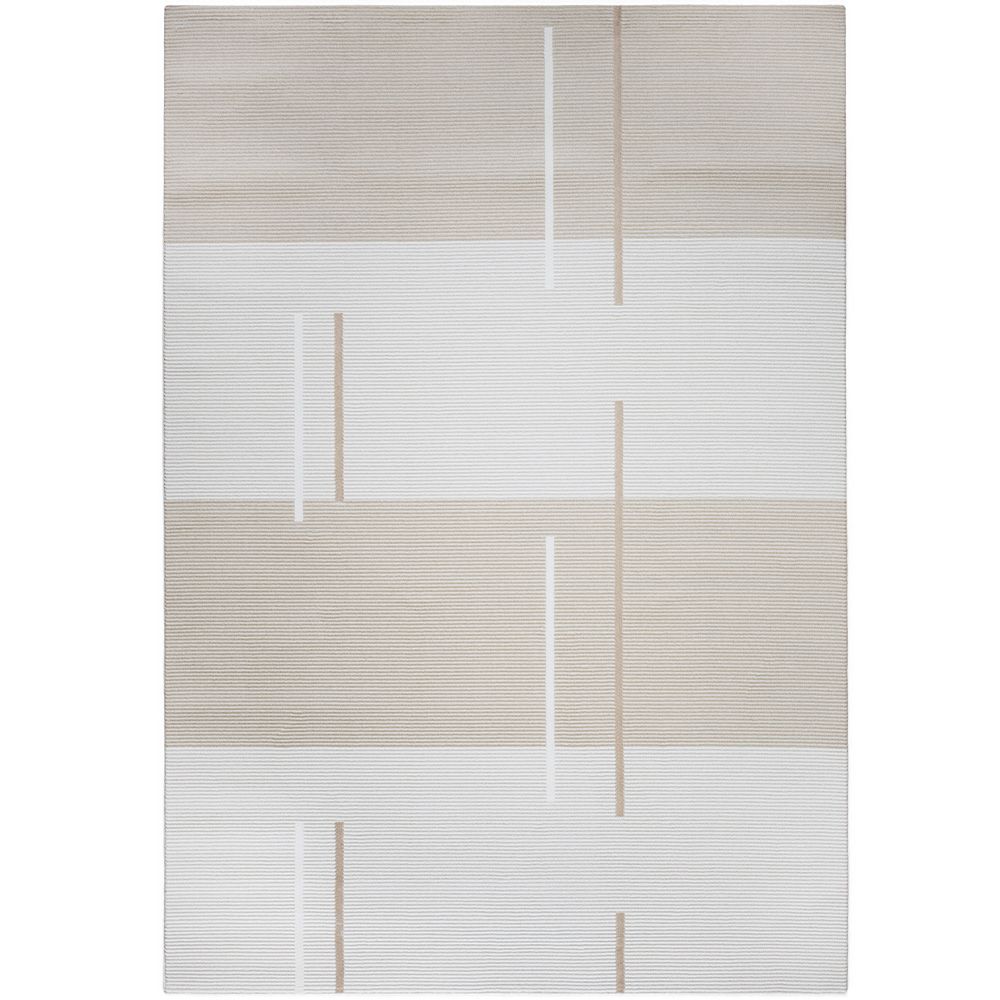 Tapete Grande com Design Contemporâneo e Moderno - Bege (290x200 cm) - Fune image 8