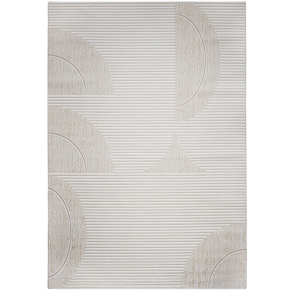 Tapete Grande com Design Contemporâneo e Moderno - Bege (290x200 cm) - Urma image 8