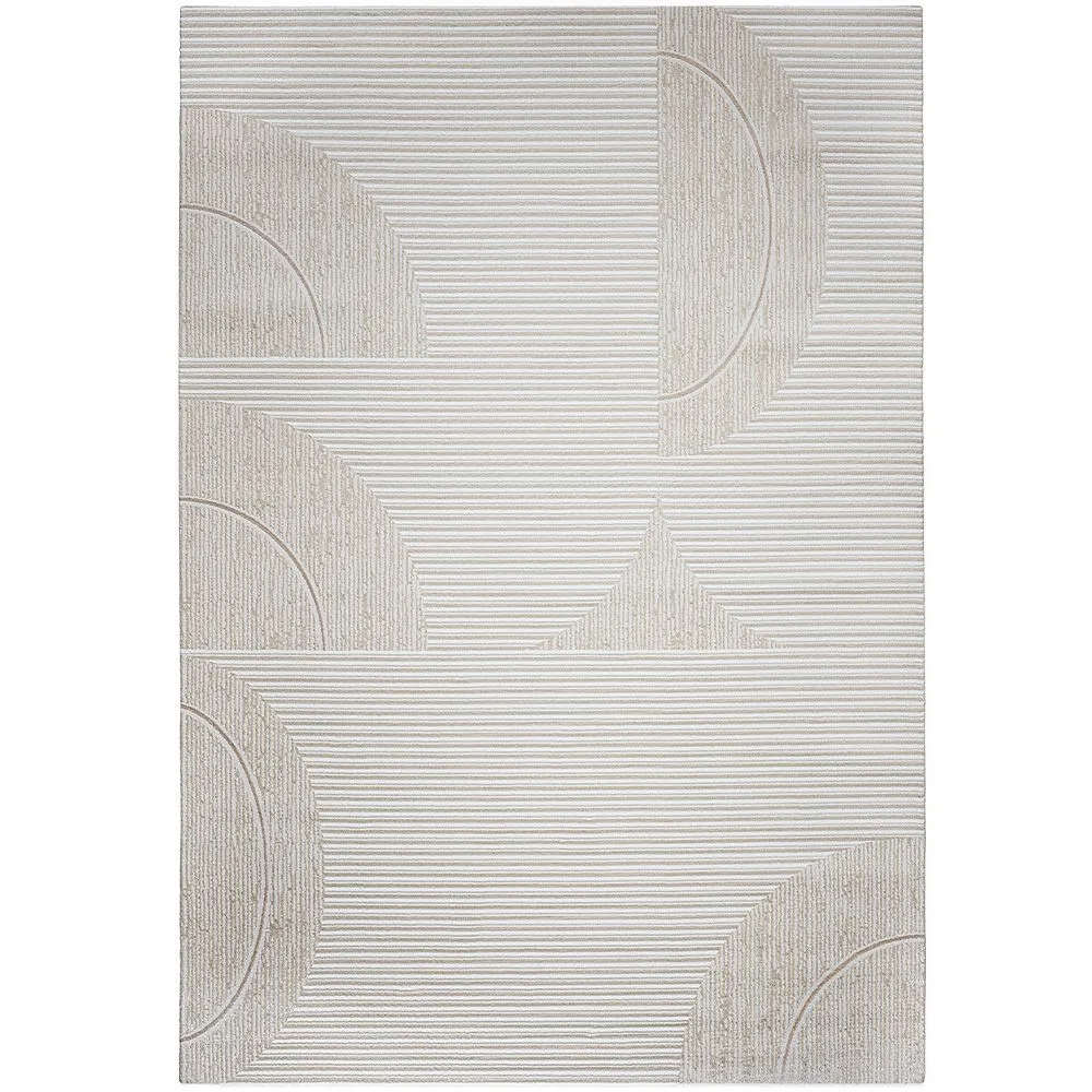 Tapete Grande com Design Contemporâneo e Moderno - Bege (290x200 cm) - Urma image 8