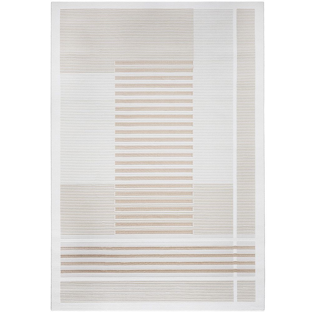 Tapete Grande com Design Contemporâneo e Moderno - Bege (290x200 cm) - Verla image 8