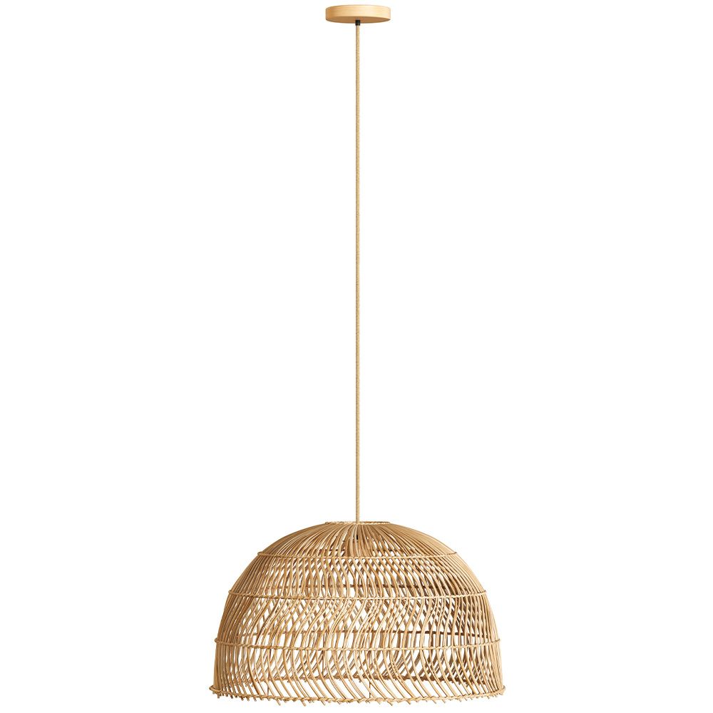 Lâmpada Pendente em Rattan - Boho Bali - Capril image 8